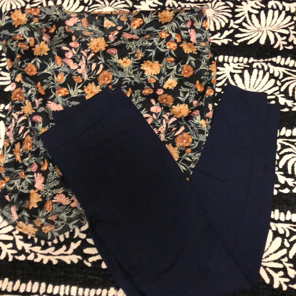 Forever 21 Floral Dress Shirt